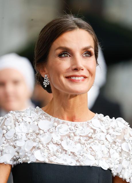 La reina Letizia durante los Premios Princesa de Asturias en 2022. Foto: Gtres.