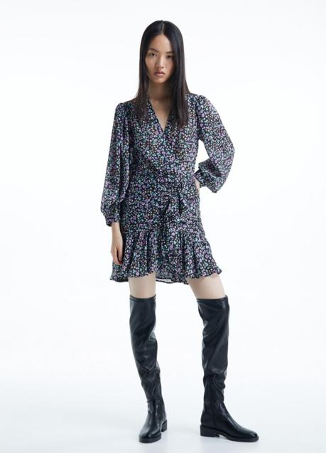 Vestido estampado de Sfera (45,99 euros)