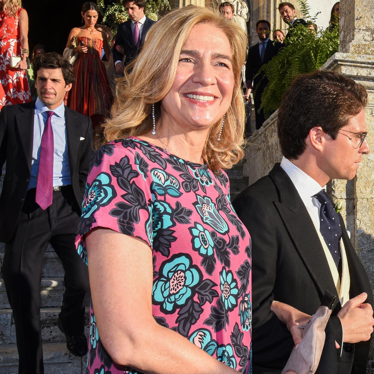 La infanta Cristina en la boda de Javier Prado y Catalina Vereterra./gtres