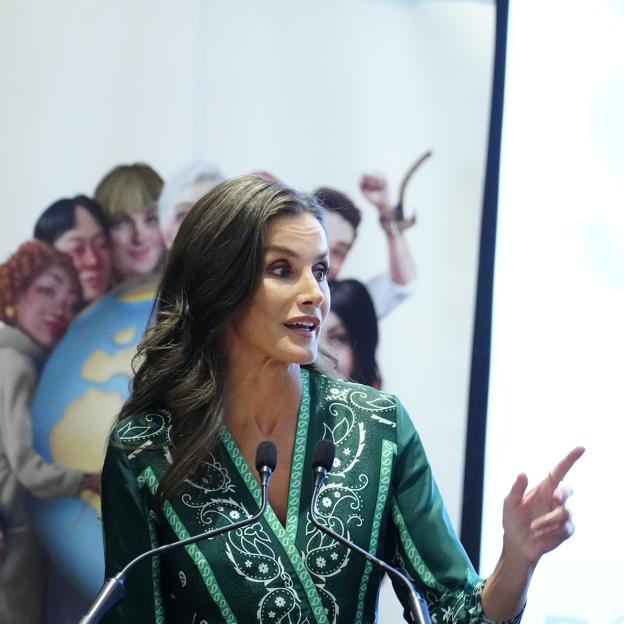 La reina letizia se mostró muy preocupada por la salud mental de los jóvenes, en su discurso en el Día mundial de la salud mental. 