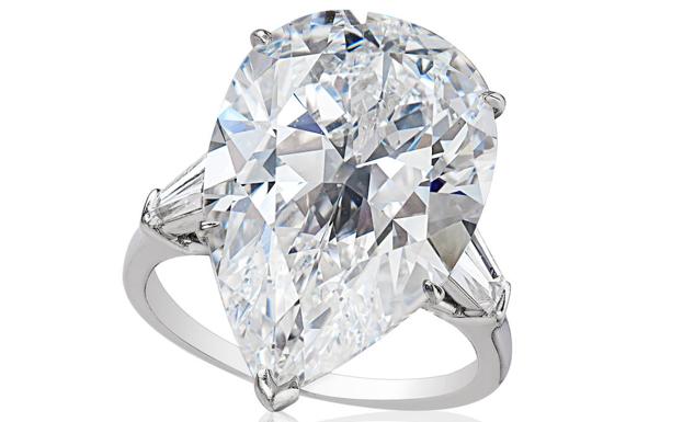 Anillo de Harry Winston.