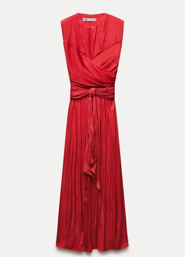 El vestido rojo de Zara.