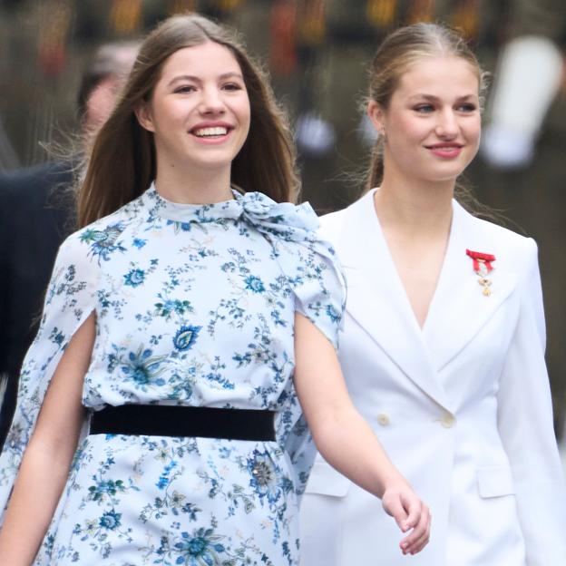 La princesa Leonor y la infanta Sofía deslumbraron con sus looks durante el 18 cumpleaños de la heredera al trono