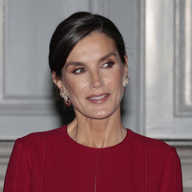 Doña Letizia con unos pendientes de la reina Sofía.