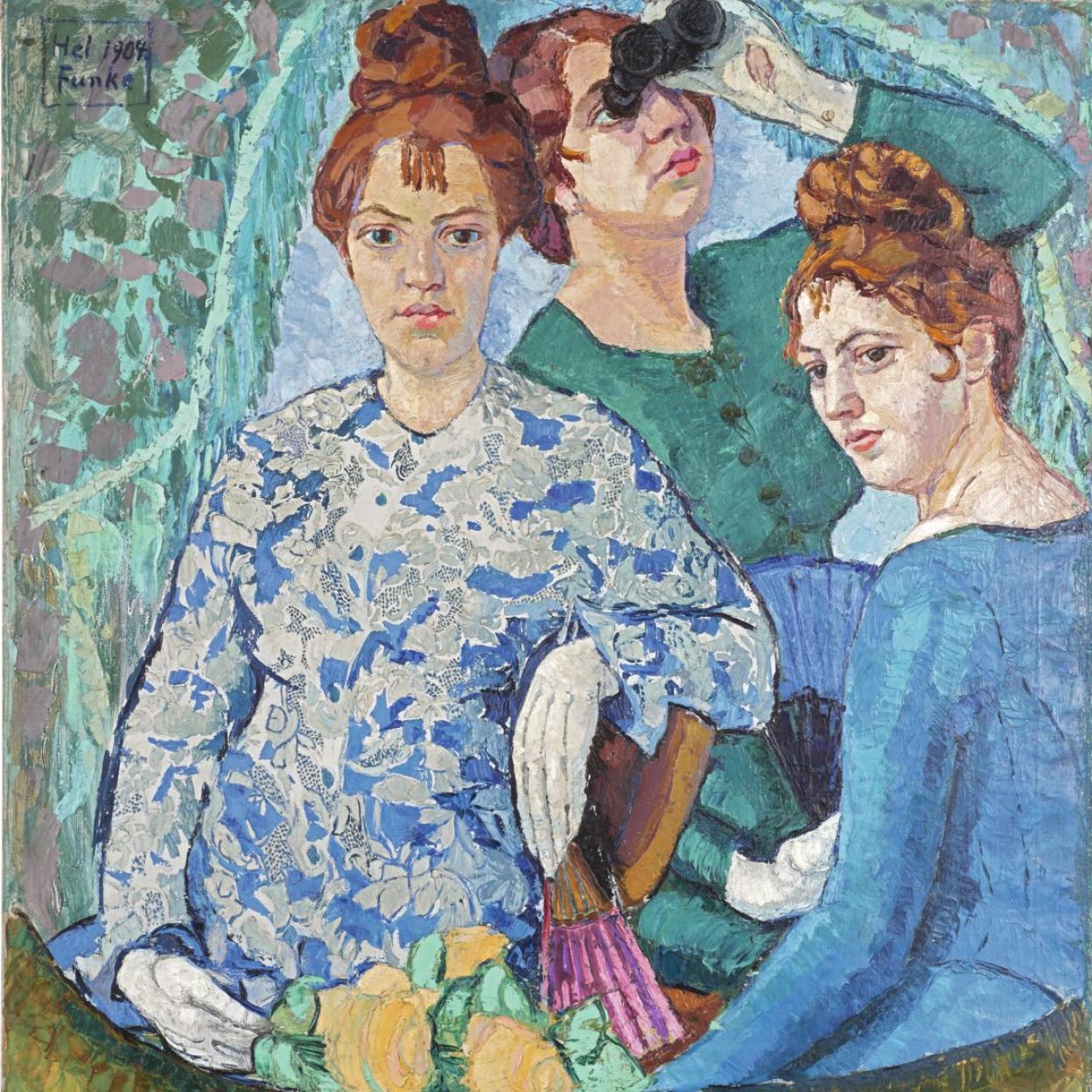 En el palco, obra de la pintora Helene Fulke. /museo thyssen