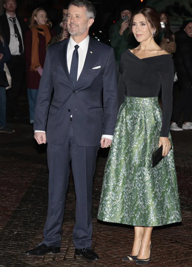 El príncipe Federico y la princesa Mary en la cena. / GTRES