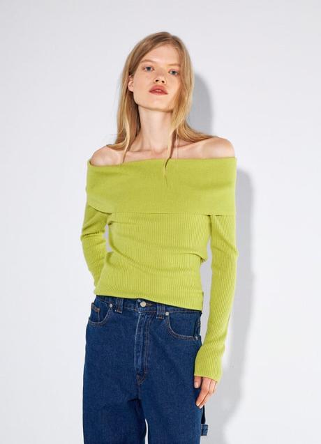 Jersey verde de Parfois (27,90 euros)