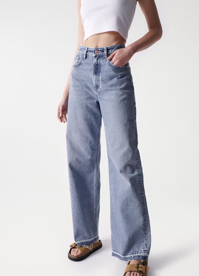 Vaquero wide leg de Salsa Jean, 49,95 euros.