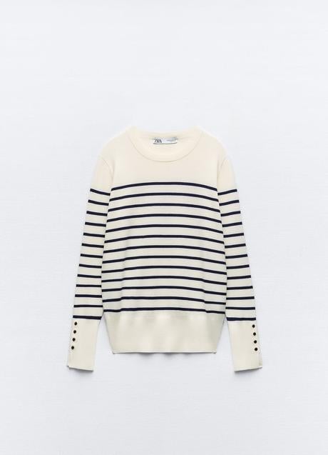 Jersey de rayas de Zara (22,99 euros)