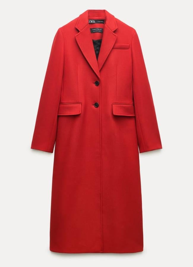 El abrigo rojo de Zara.