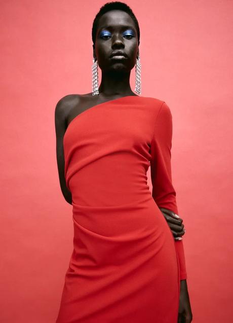 Vestido rojo de H&M (25,99 euros)