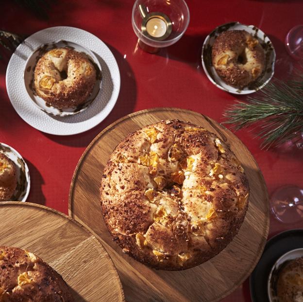 El roscón de Reyes de Madrid de El Horno de Babette que podemos disfrutar en el Barceló Torre de Madrid.