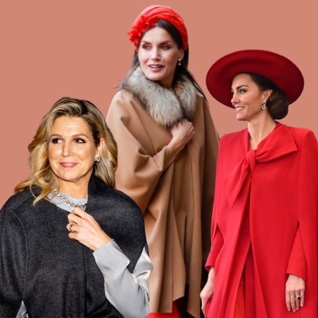 Los abrigos efecto capa más bonitos, el truco de las royals para ir elegantes en invierno