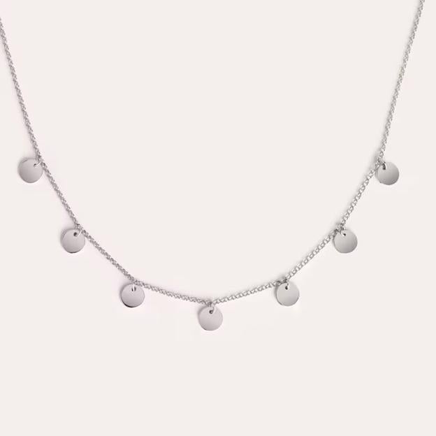 Collar Mini Moons en plata de Singularu.