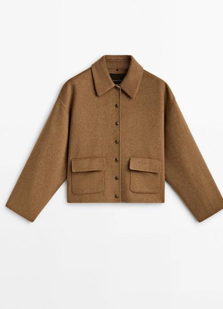 Chaqueta marrón de Massimo Dutti (169 euros)