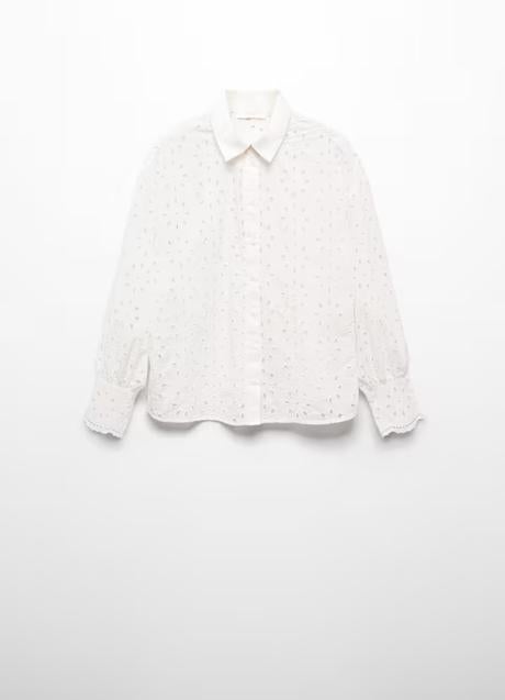 Camisa blanca de Mango (35,99 euros)