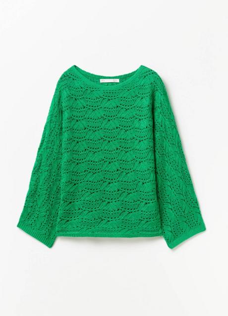 Jersey verde de Sfera (19,99 euros)