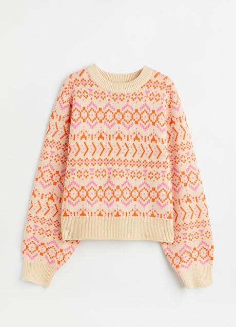 Jersey en punto Jacquard de H&M (24,99 euros)