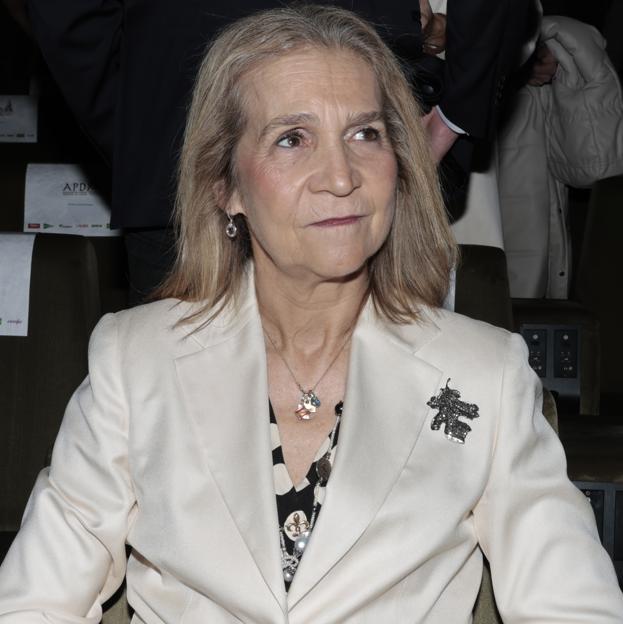 La infanta Elena en la VIII Gala Anual de la Asociación de la Prensa Deportiva de Madrid.