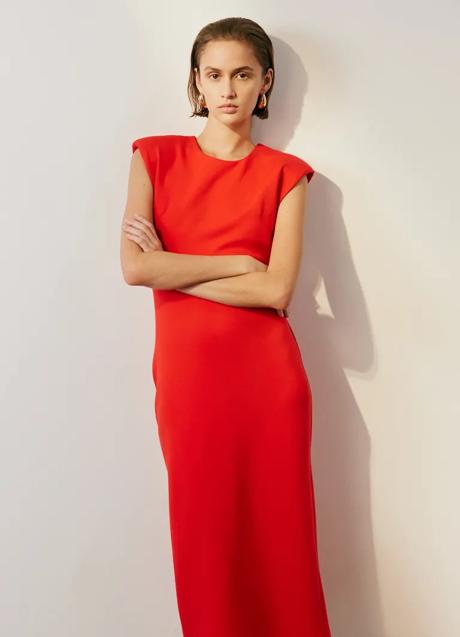 Vestido rojo de H&M (49,99 euros)