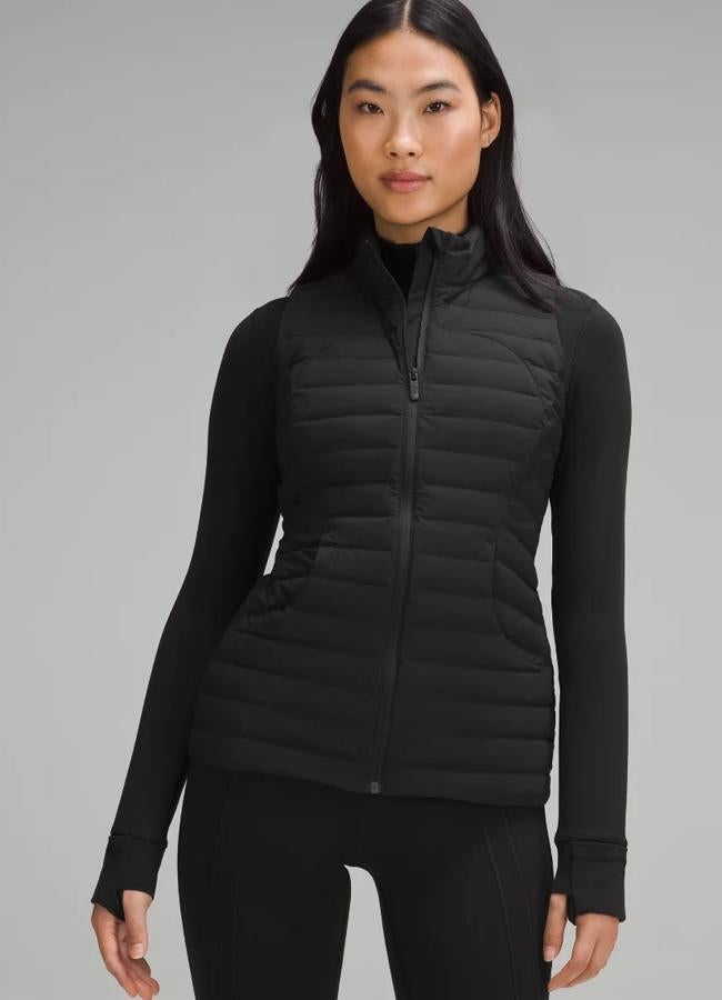 Chaleco de plumas de Lululemon, 148 euros.