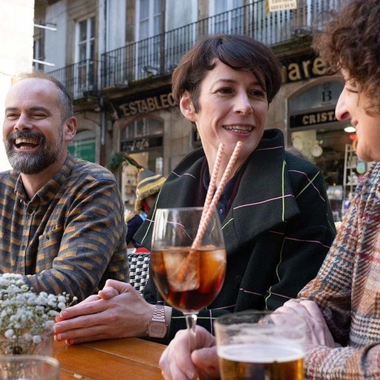 Ana Pontón, en un momento de ocio junto a su marido, Alberte Branco. /INSTAGRAM