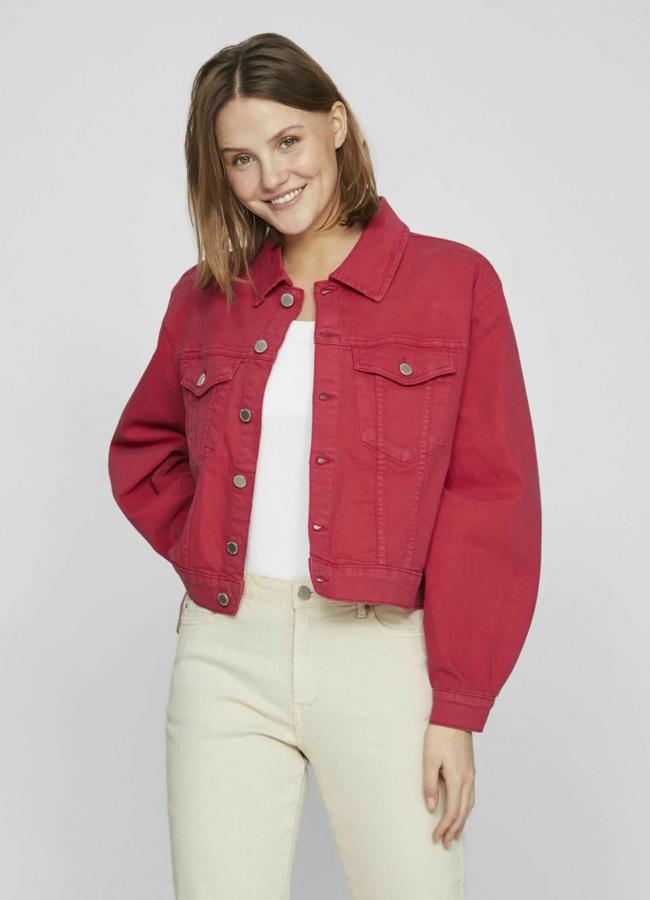 Chaqueta roja de Vila, 49,99 euros.