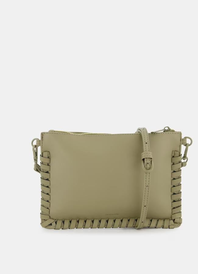 Bolso bandolera en verde de Tintoretto (11,99 euros).