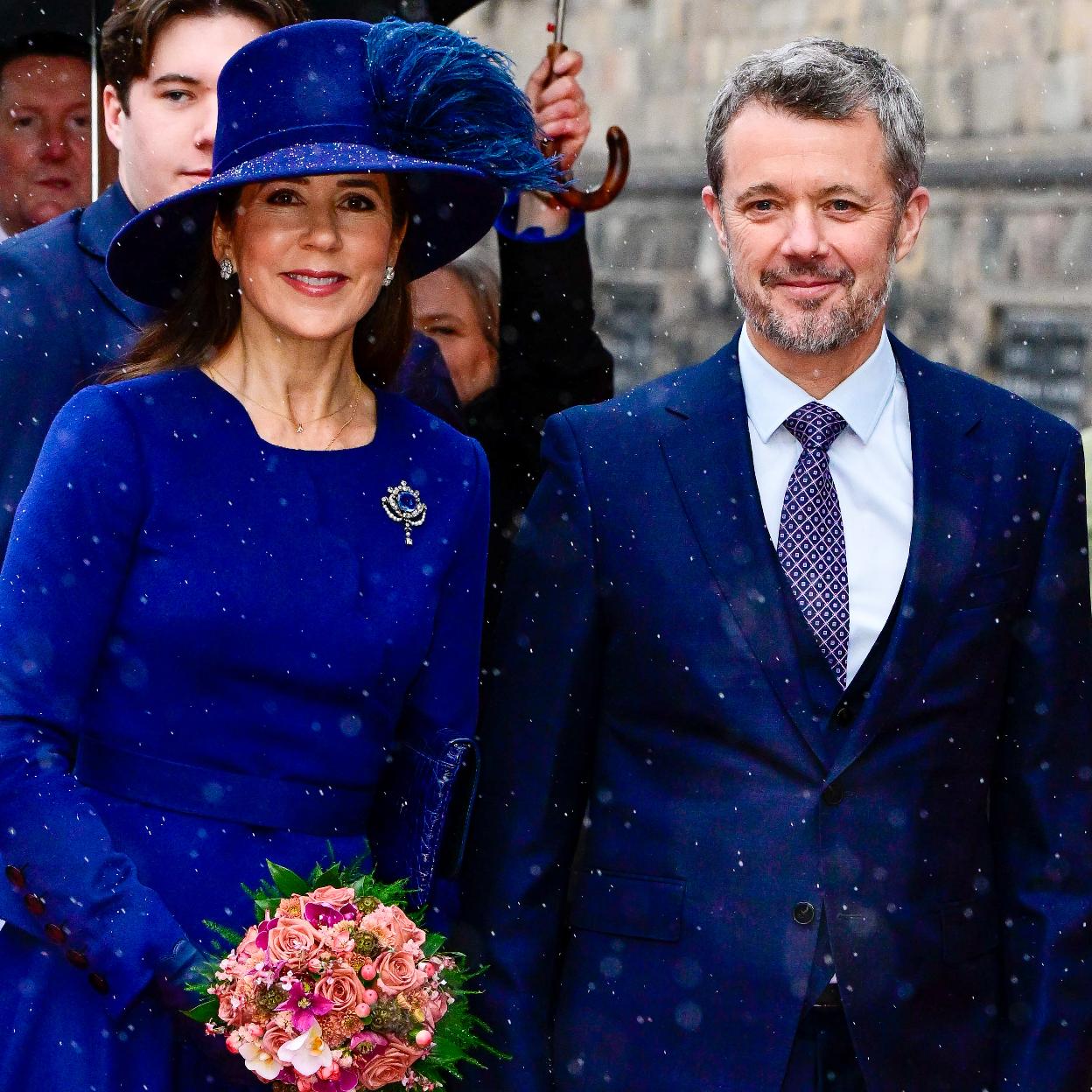 Mary y Federico de Dinamarca, junto a su hijo Christian./gtres