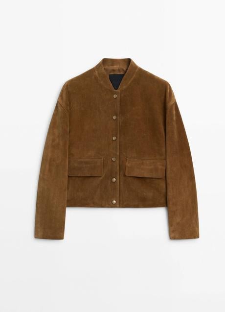 Chaqueta de piel de Massimo Dutti (249 euros)