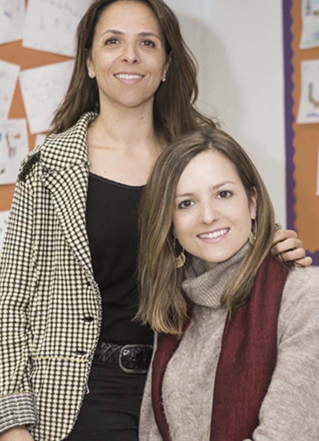 Las hermanas Paola y María Recio Zapata. / Dallington School