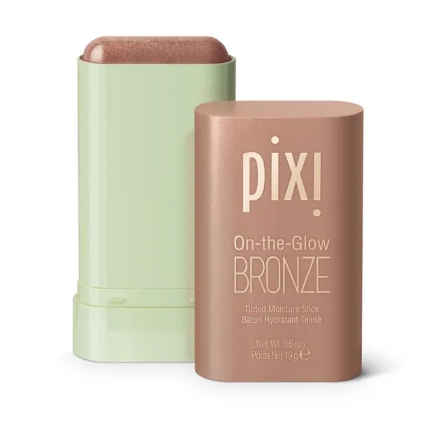 Bronceador en barra On-the-glow de Pixi.