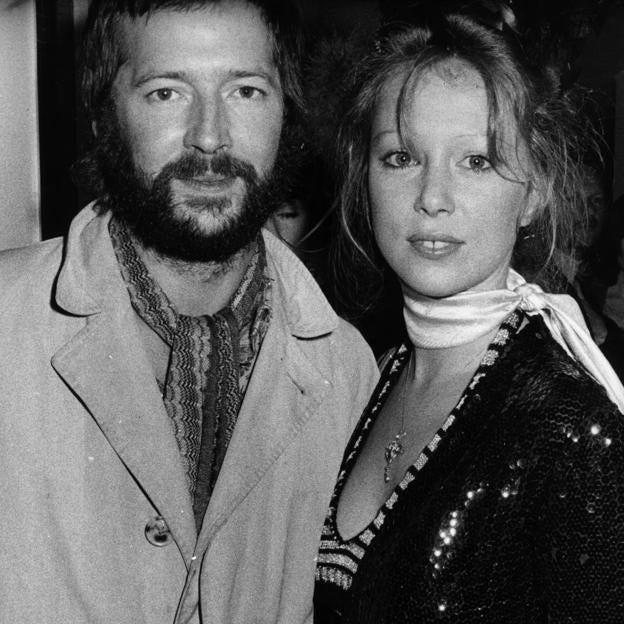 Eric Clapton y Pattiie Boyd.