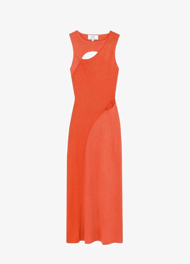 Vestido naranja de Scalpers, 89 euros.