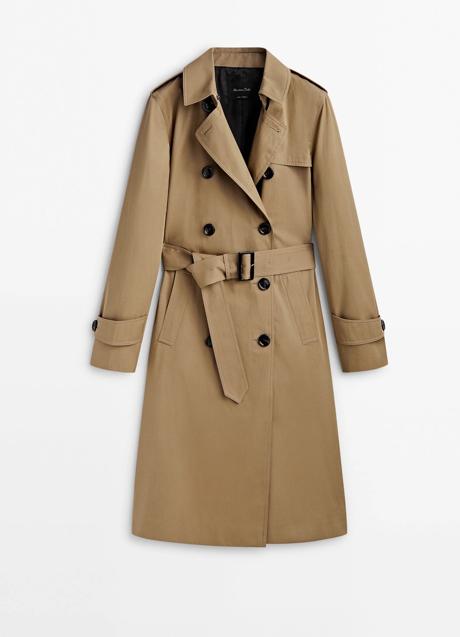 Gabardina de Massimo Dutti (169 euros)