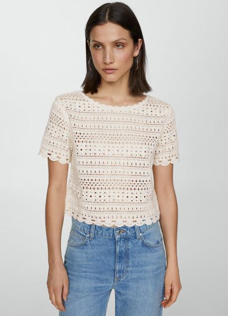 Top calado de Mango (49,99 euros)