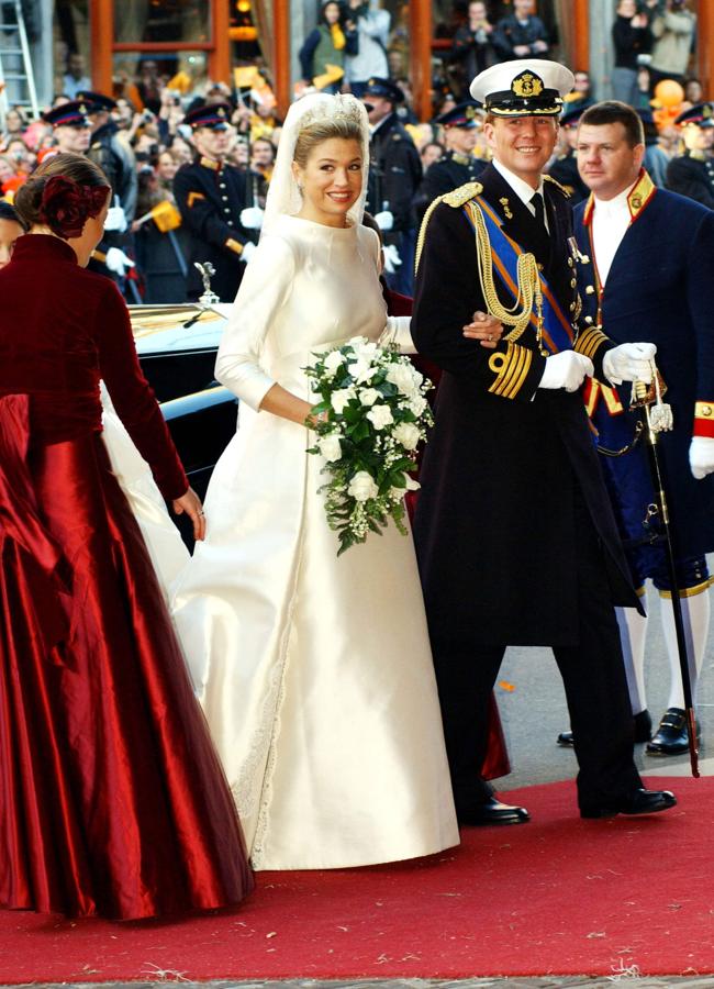 Máxima Zorreguieta y Guillermo de Holanda el día de su boda. Foto: Gtres