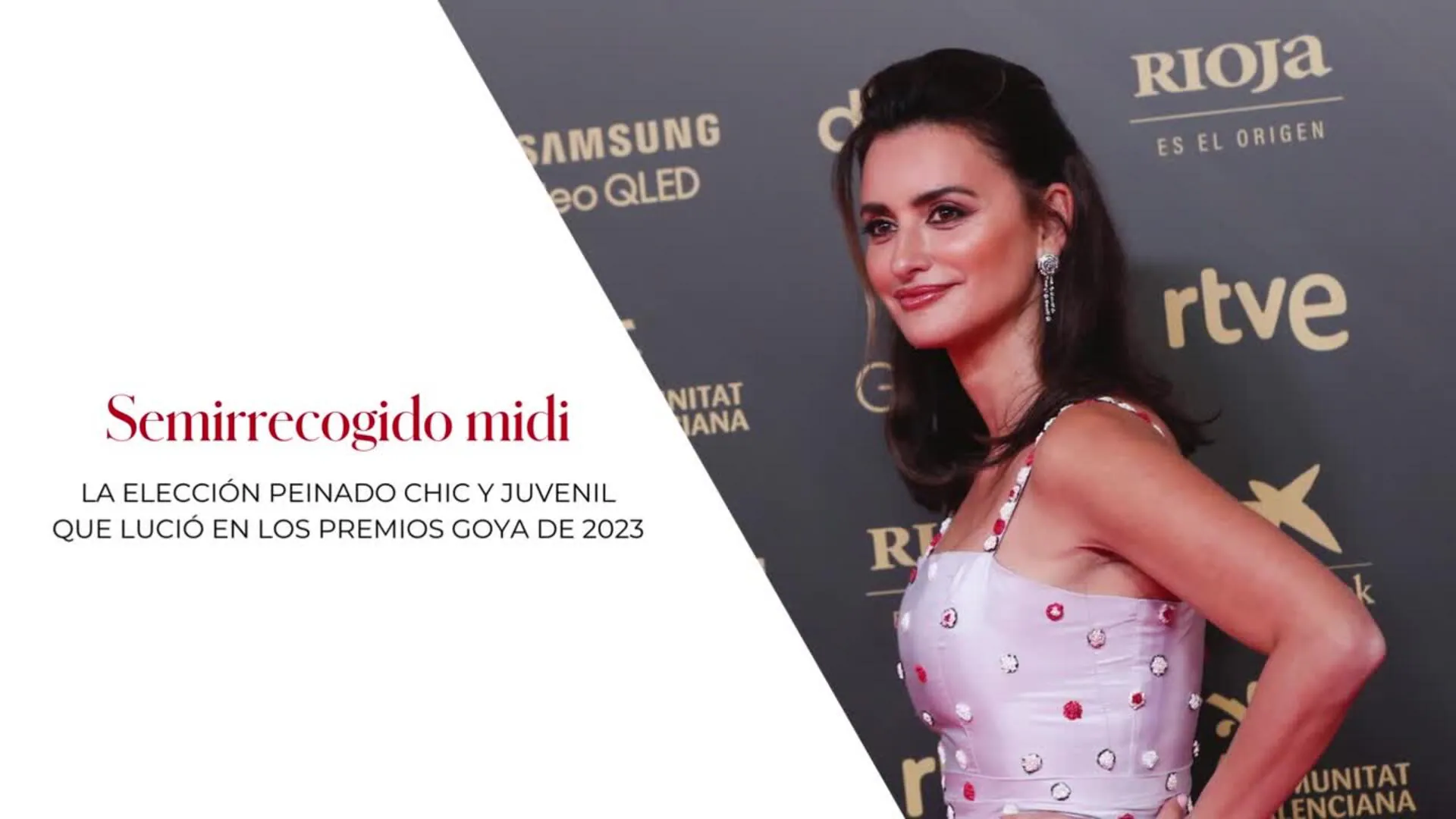 Los 6 peinados más elegantes de Penélope Cruz