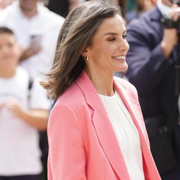 Letizia, en su visita a Las Palmas de Gran Canaria. 