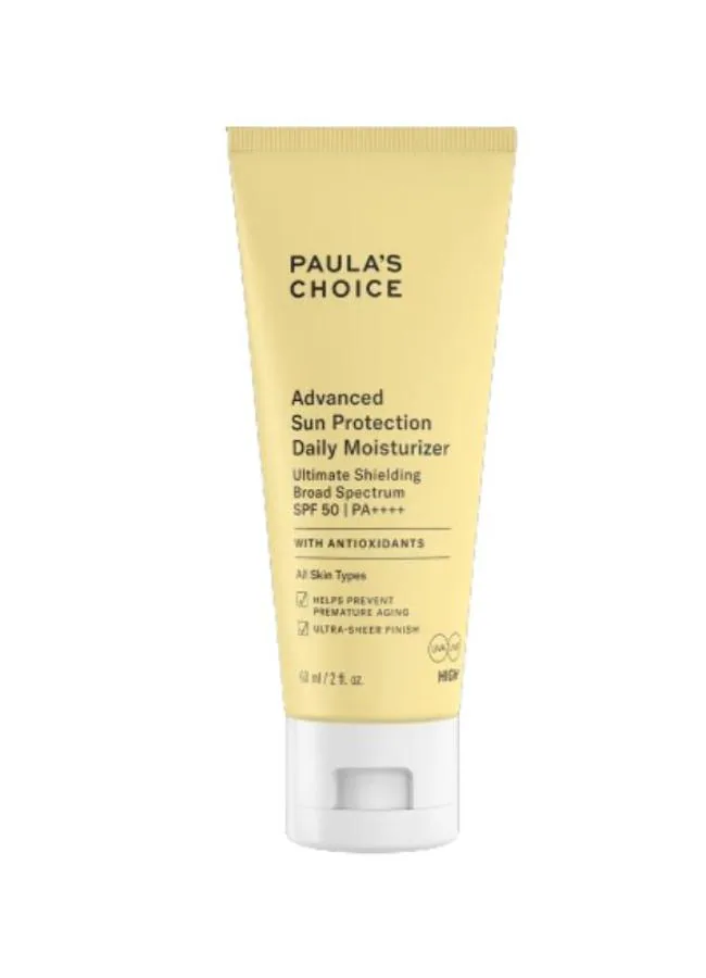 Paula's Choice Protector Solar Avanzado Hidratante SPF 50 PA++++.