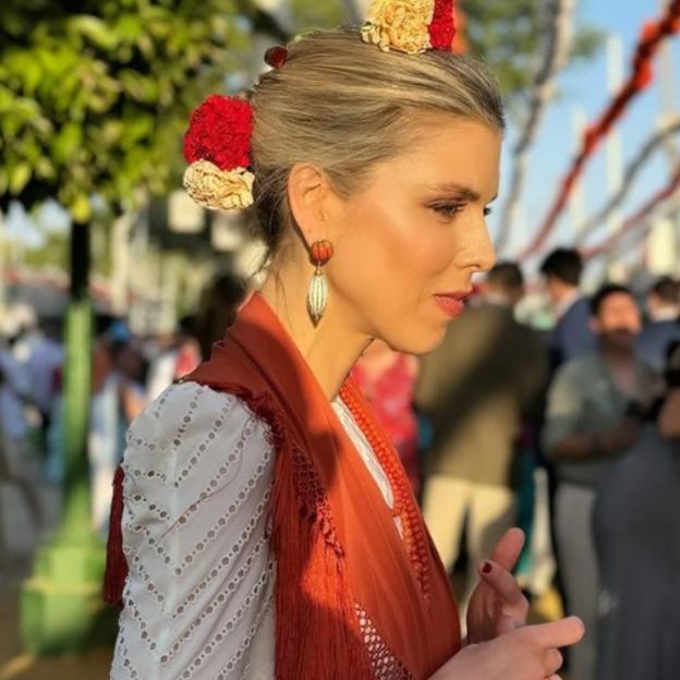 Manuela Villena en la Feria de Abril