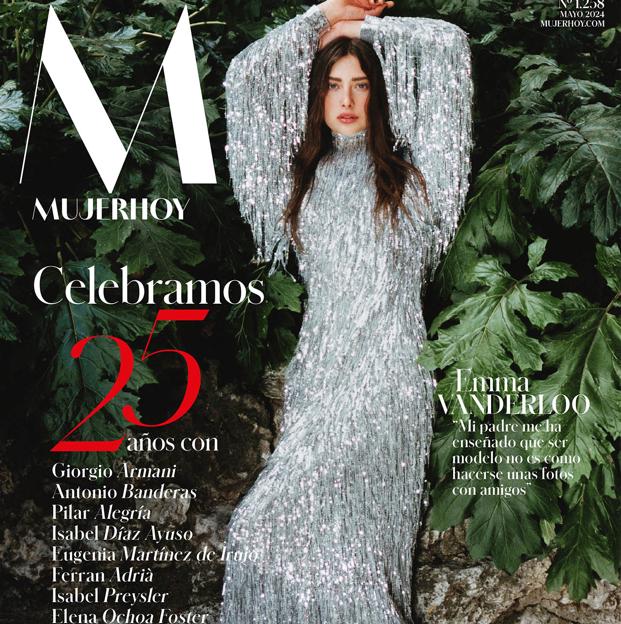 Emma Vanderloo protagoniza la portada del 25º aniversario de Mujerhoy.