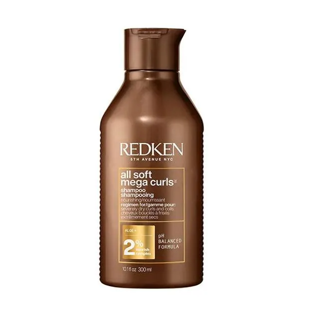 Redken All Soft Mega Curls Shampoo.