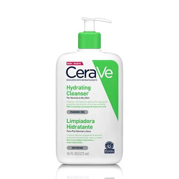 Para piel seca: Hydrating Cleanser de Cerave. Precio: 10,29 euros