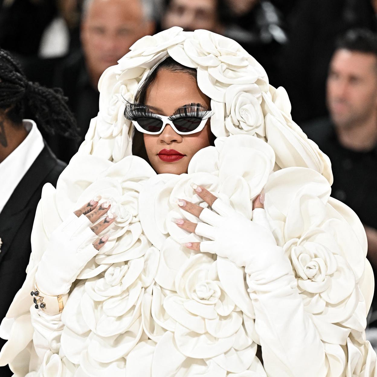 La cantante Rihanna, en la Gala MET de 2023. /gtres