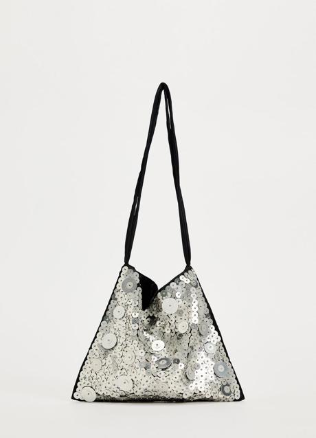 Bolso con lentejuelas de Zara (29,99 euros)