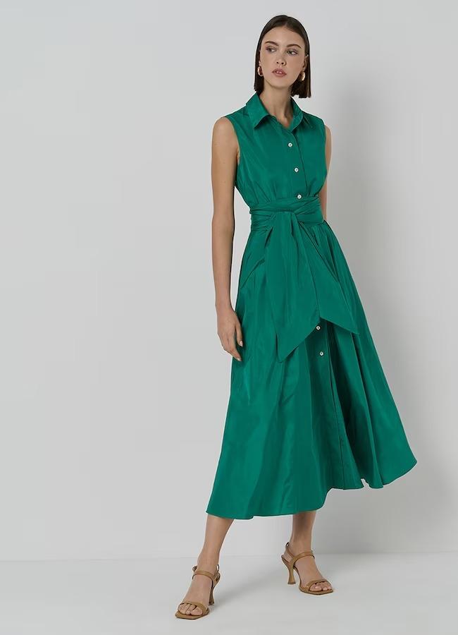 Vestido midi de Roberto Verino, 370 euros.