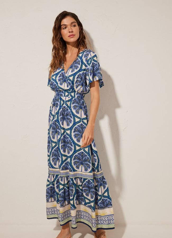 Vestido midi con estampado de Women'secret.