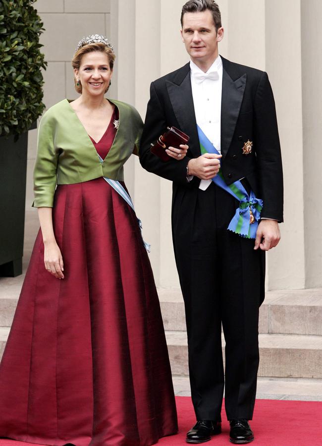 La infanta Cristina en la boda de Mary y Federico de Dinamarca (GTRES)