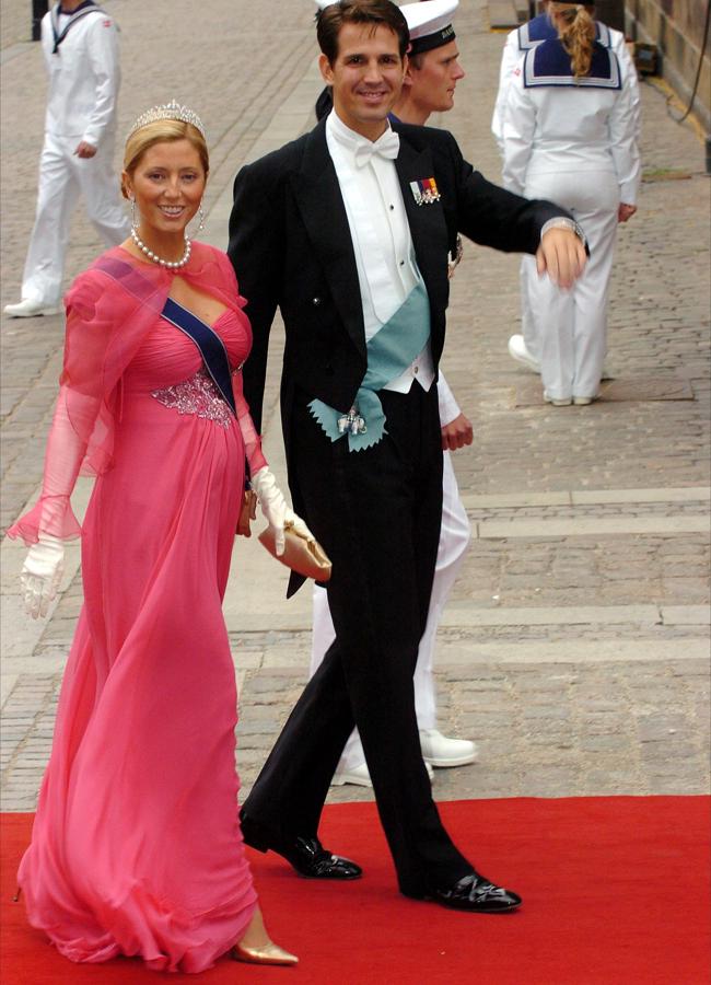 Marie-Chantal Miller en la boda de Mary y Federico de Dinamarca (GTRES)